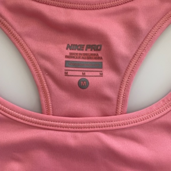 Nike | Pink/Peach Dri-FIT No-Pad Training Sports Bra β Size M - Picture 6 of 12